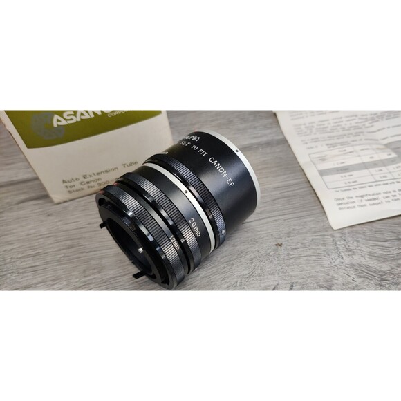 Asanuma Auto Extension Tube Tube Set To Fit Canon FD Mount - Picture 6 of 9